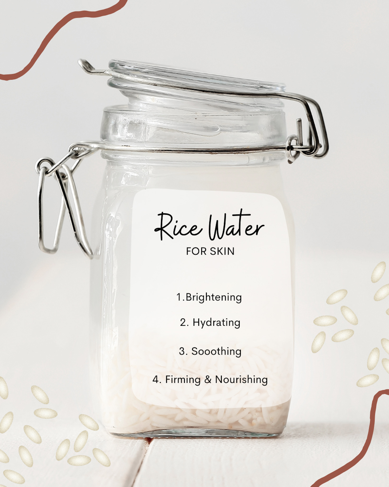 Advantages of Rice water for Skin