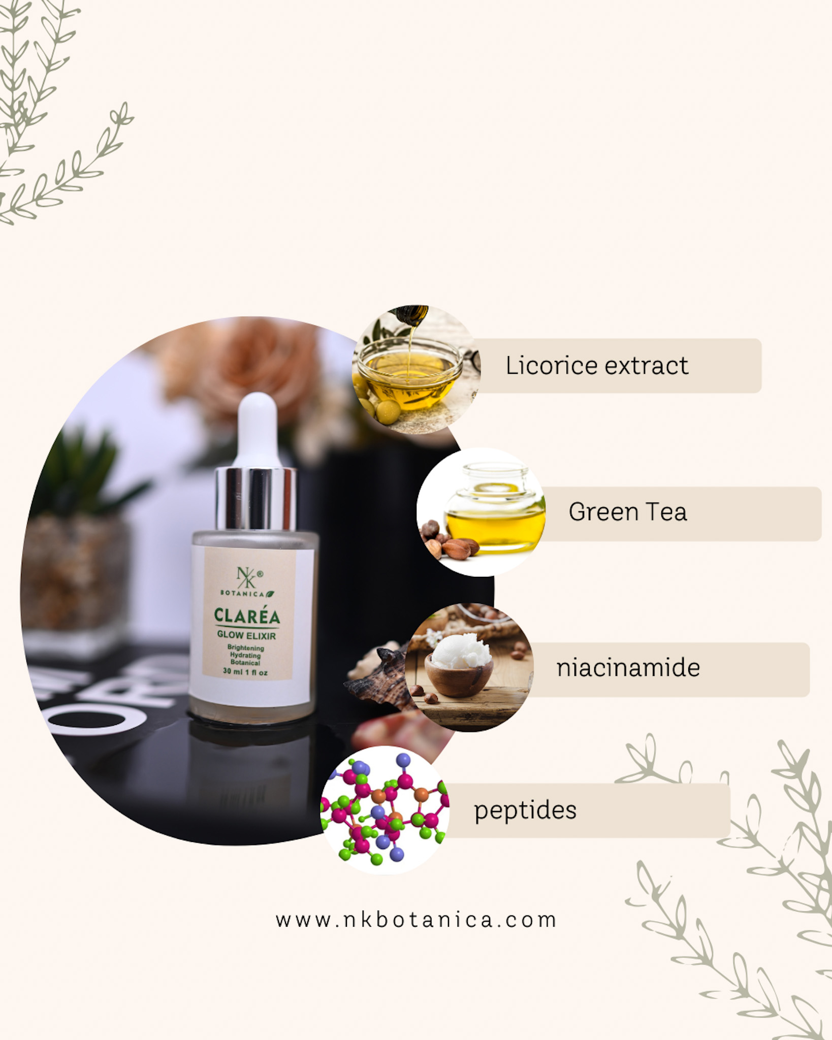 Underrated Skincare Ingredients for Dark Circles – A Science-Backed Guide by NK Botanica 